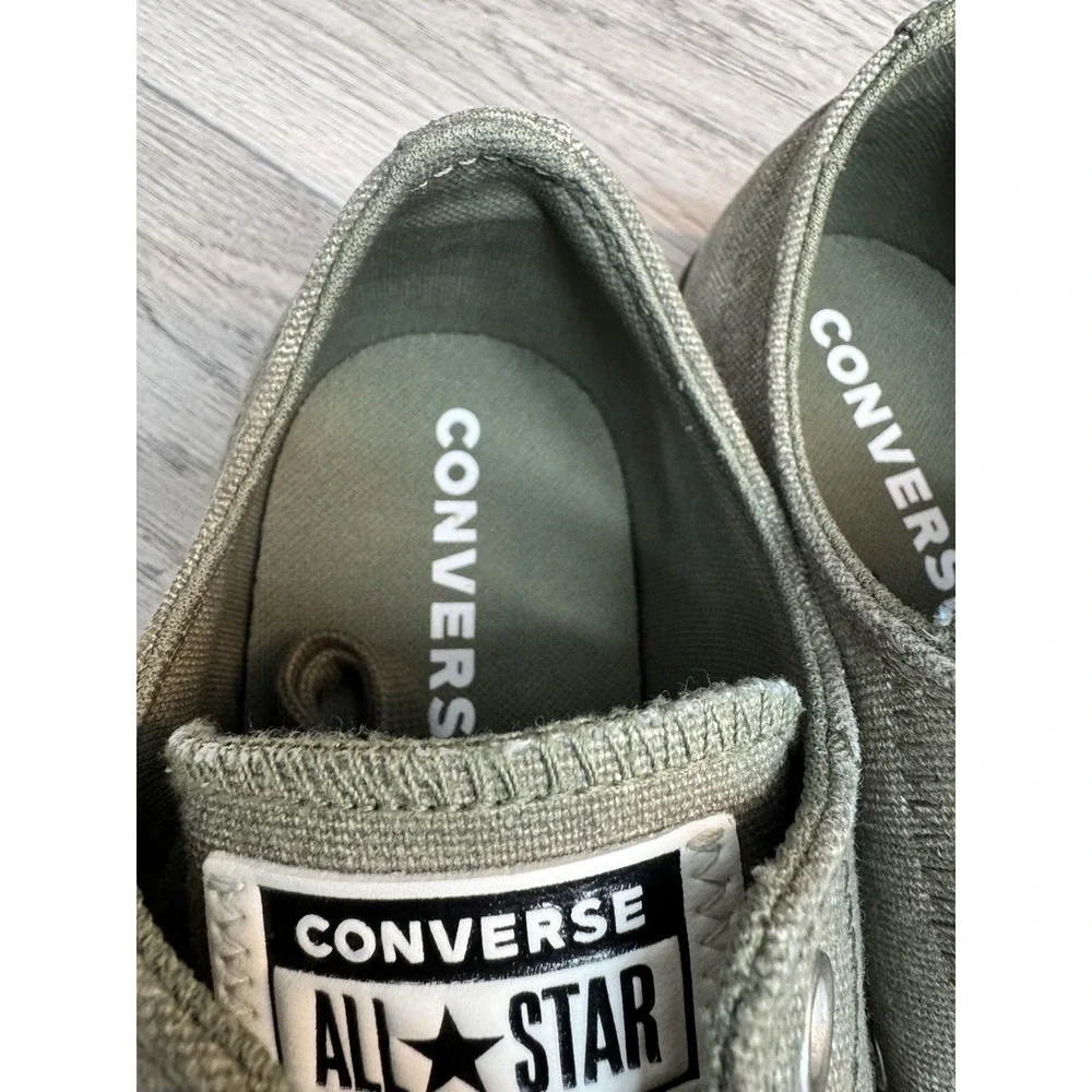 Converse  All Star Lo Olive Green 171063F Men's 10 ~ Women's 12 Sneakers